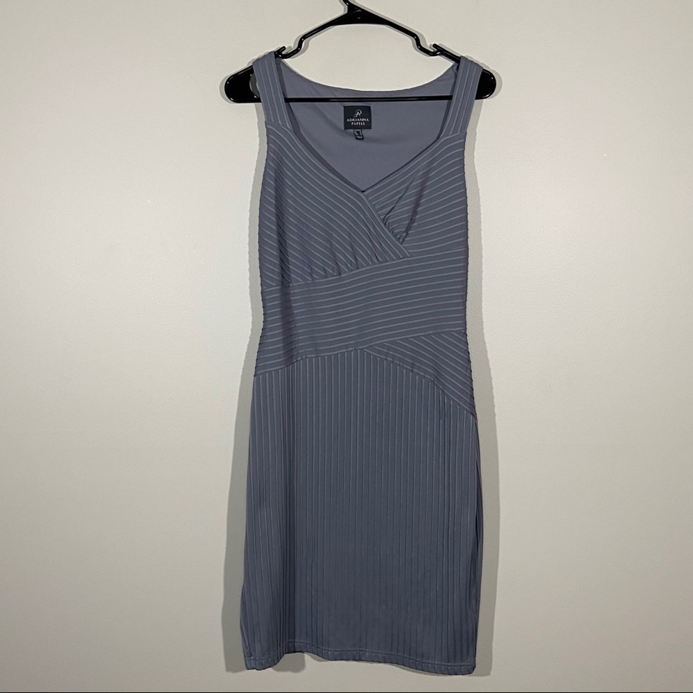 Adrianna Papell Ribbed Sleeveless Bodycon Dress